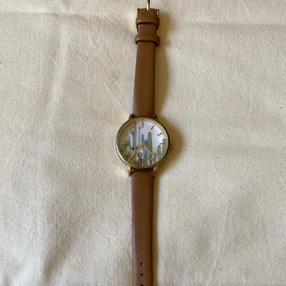 Fun cactus watch